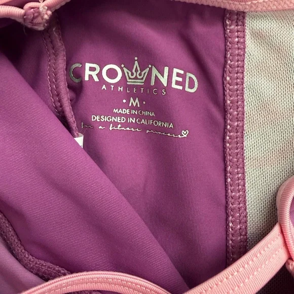 Crowned Athletics Pink and Purple Athletic Tank Top - Picture 3 of 5